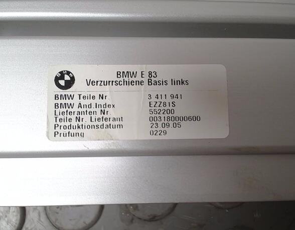VERZURRSCHIENEN (Heckboden) BMW X 3 Diesel (E83) 2993 ccm 160 KW 2005>2006