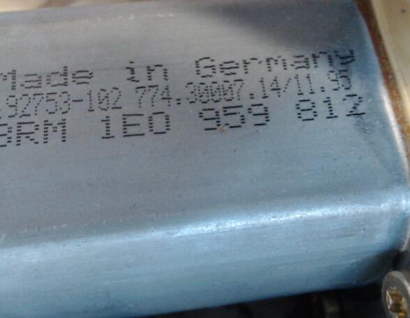 FENSTERHEBER ELEKTRISCH HINTEN RECHTS (Seitenwand) VW Golf Benzin (1HXO/1HX1/1EXO) 1781 ccm 55 KW 1993>1998