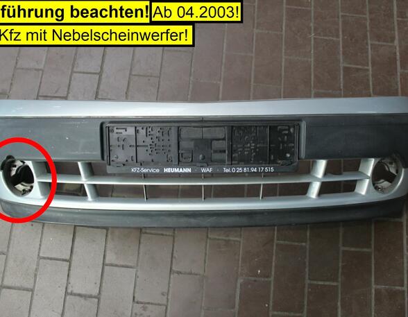 STOSSFÄNGER / STOßSTANGE VORN ( FACELIFT )  (Stossstange vorn) Renault Kangoo Benzin (KC) 1598 ccm 70 KW 2003>2004