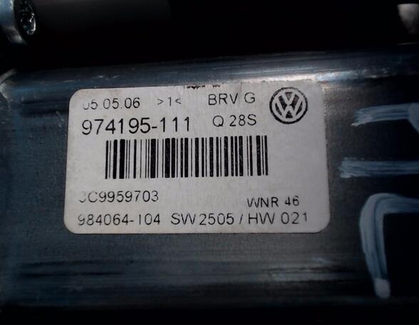 Door Handle Operation VW Passat Variant (3C5)