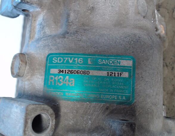 KLIMAKOMPRESSOR (Heizung/Klimaanlage) Peugeot 806 Benzin (221/221A) 1997 ccm 100 KW 2000>2002