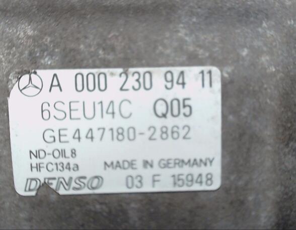 Air Conditioning Compressor MERCEDES-BENZ Vaneo (414)