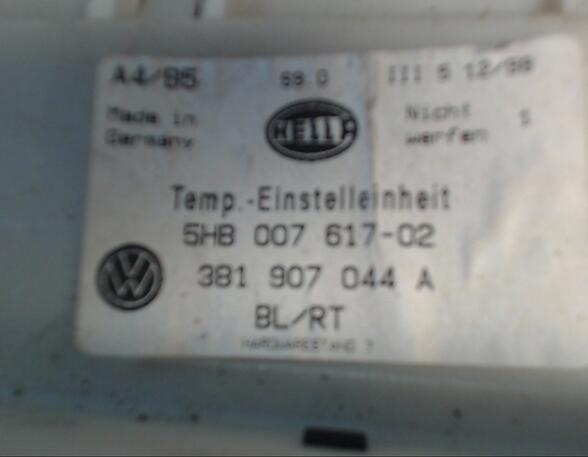 HEIZUNGSBETÄTIGUNG (Armaturenbrett / Mittelkonsole) VW Passat Benzin (3 B) 1781 ccm 92 KW 1996>2000
