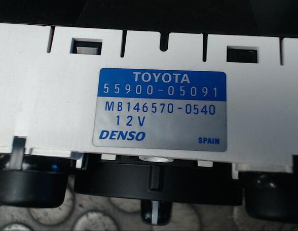 Regeleenheid airconditioning TOYOTA Avensis Liftback (T22)