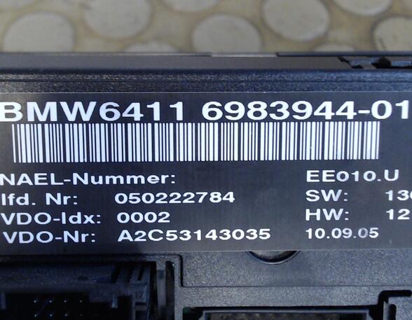 Air Conditioning Control Unit BMW 1er (E87)