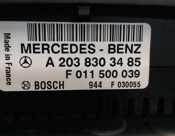 HEIZUNGSBETÄTIGUNG (Armaturenbrett / Mittelkonsole) Mercedes-Benz C-Klasse Diesel (203) 2148 ccm 90 KW 2004>2007