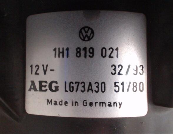 HEIZUNGSGEBLÄSE (Heizung/Klimaanlage) VW Golf Diesel (1HXO/1HX1/1EXO) 1896 ccm 47 KW 1991>1996