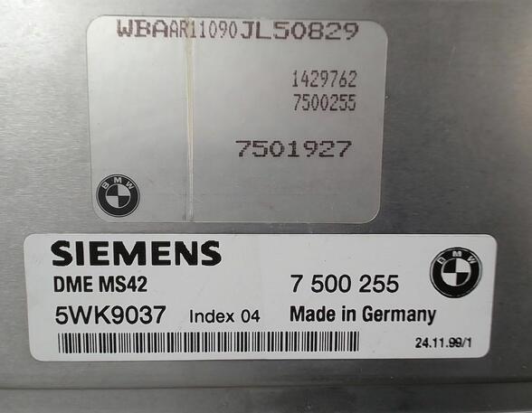 STEUERGERÄT EINSPRITZUNG  (Gemischaufbereitung) BMW 3er Benzin (E46) 1991 ccm 110 KW 1999>2000