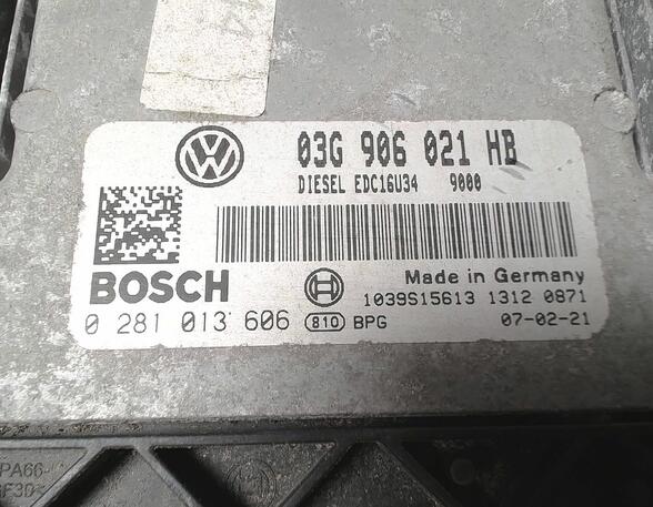 Regeleenheid brandstofinjectie VW Golf V (1K1)