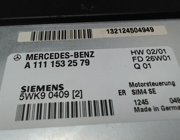 Regeleenheid brandstofinjectie MERCEDES-BENZ C-Klasse Coupe (CL203)