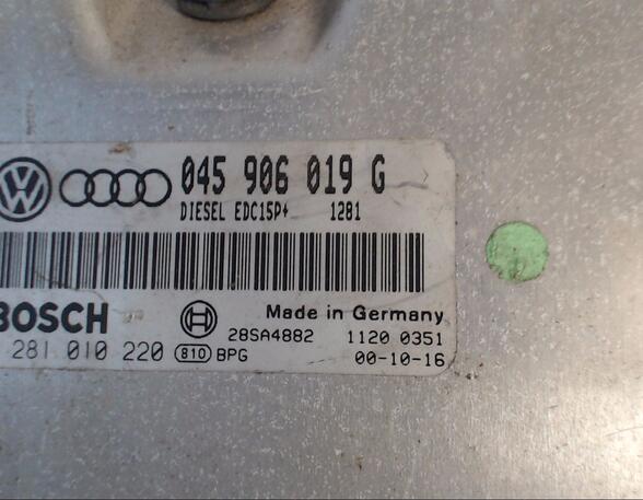 EINSPRITZSTEUERGERÄT (Gemischaufbereitung) Audi Audi A2 Diesel (8Z) 1422 ccm 55 KW 2000>2005