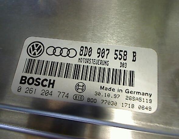 EINSPRITZSTEUERGERÄT (Gemischaufbereitung) Audi Audi A4 Benzin (B5) 1781 ccm 92 KW 1996>1998