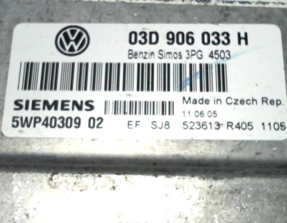 EINSPRITZSTEUERGERÄT (Gemischaufbereitung) VW Fox Benzin (5 Z) 1198 ccm 40 KW 2005>2010