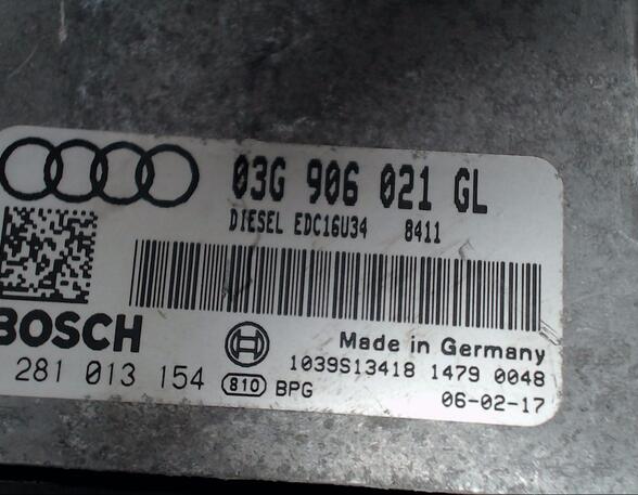 STEUERGERÄT EINSPRITZUNG (Gemischaufbereitung) Audi Audi A3 Diesel (8P) 1968 ccm 103 KW 2004>2006