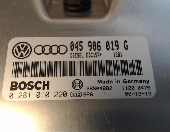 STEUERGERÄT DIESELEINSPRITZUNG (Gemischaufbereitung) Audi Audi A2 Diesel (8Z) 1422 ccm 55 KW 2000>2005