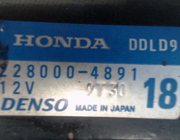 ANLASSER DENSO (Motorelektrik) Honda Civic Benzin (MA8,9/MB1-4,6/EE4,8/EG3-6,8,9/EH9/EJ9/EK) 1396 ccm 55 KW 1995>2000