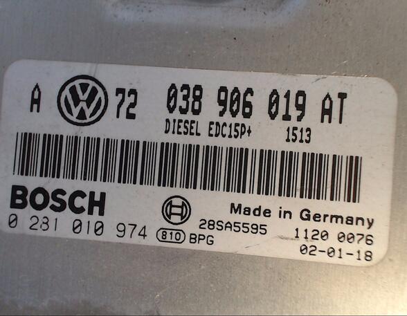 STEUERGERÄT EINSPRITZUNG (Gemischaufbereitung) VW Golf Diesel (1 J) 1896 ccm 74 KW 2000>2006