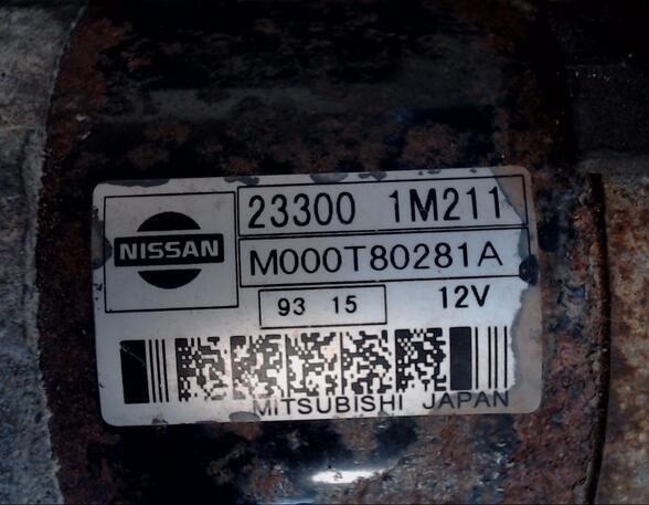 ANLASSER (Motorelektrik) Nissan Almera Benzin (N15) 1392 ccm 55 KW 1999