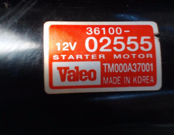 ANLASSER VALEO (Motorelektrik) Hyundai Getz Benzin (TB) 1086 ccm 46 KW 2002>2005