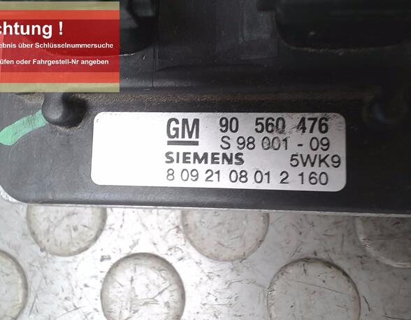 Fuel Injection Control Unit OPEL Astra G Stufenheck (F69)