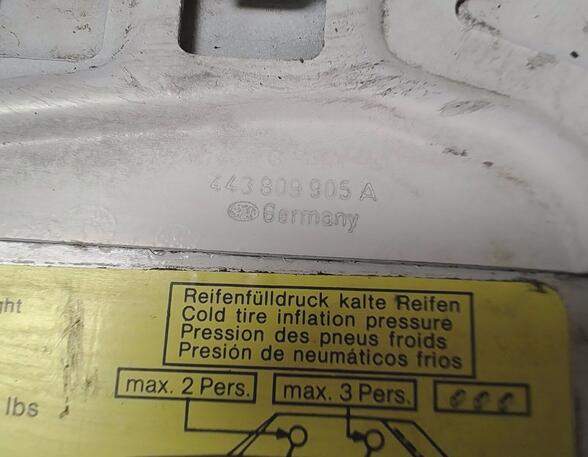 TANKKLAPPE/ TANKDECKEL  (Seitenteil/Seitenwand) Audi Audi 100 Benzin (44) 1760 ccm 65 KW 1986>1988