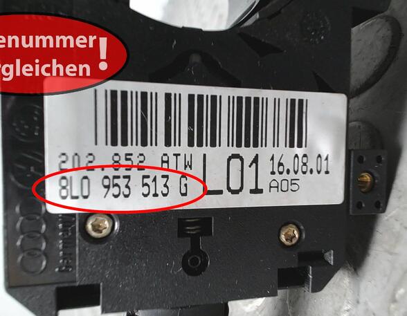 BLINKSCHALTER/ KOMBISCHALTER (Lenkrad und Zubehör) Audi Audi A3 Benzin (8L)  1595 ccm 75 KW 2000>2003 kaufen 15.01 €