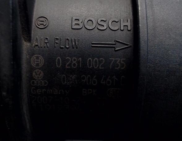 LUFTMASSENMESSER (Gemischaufbereitung) VW Transporter Diesel (7J/7H) 2460 ccm 96 KW 2007>2009