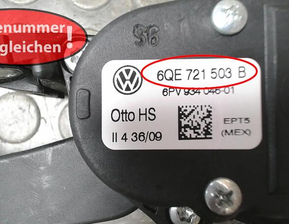 Switch VW Fox Schrägheck (5Z1, 5Z3, 5Z4)