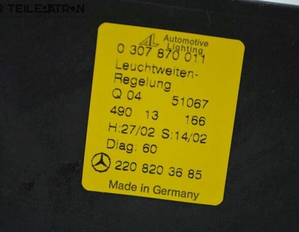 Steuergerät Leuchtweiteregulierung  MERCEDES MOPF (W220) S320 CDI 150 KW