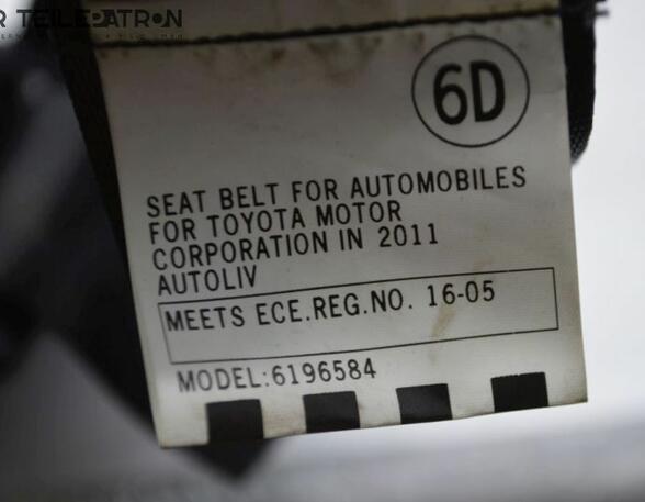 Seat Belt Pretensioners TOYOTA Verso S (P12)