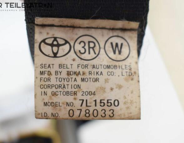 Seat Belt Pretensioners TOYOTA Corolla Verso (R1, ZER, ZZE12)