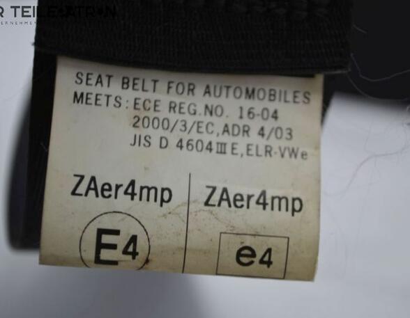 Safety Belts MAZDA 3 Stufenheck (BK)