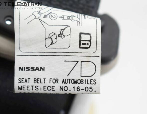 Safety Belts NISSAN Micra IV (K13)