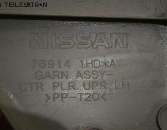 Verkleidung B-Säule links Gurtabdeckung Leicht beschädigt NISSAN MICRA IV (K13) 1.2 59 KW