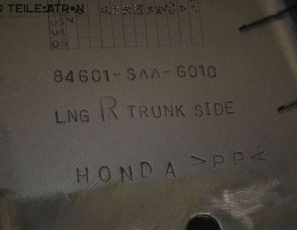 Abdeckung Kofferraum rechts Verkleidung Blende HONDA JAZZ II (GD) 1.4 61 KW