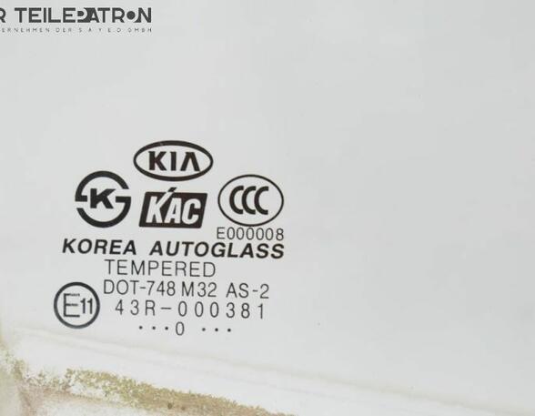 Door Glass KIA Picanto (BA)
