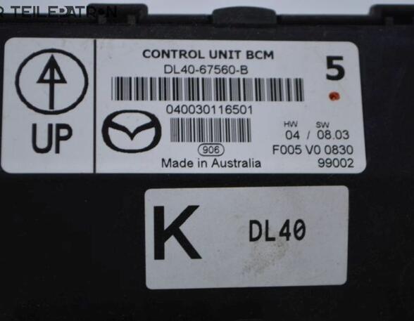 Central Locking System Control Unit MAZDA 2 (DE, DH)