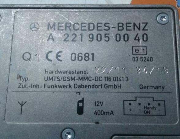 Antenne MERCEDES-BENZ S-Klasse (W221), MERCEDES-BENZ S-Klasse (V222, W222, X222)
