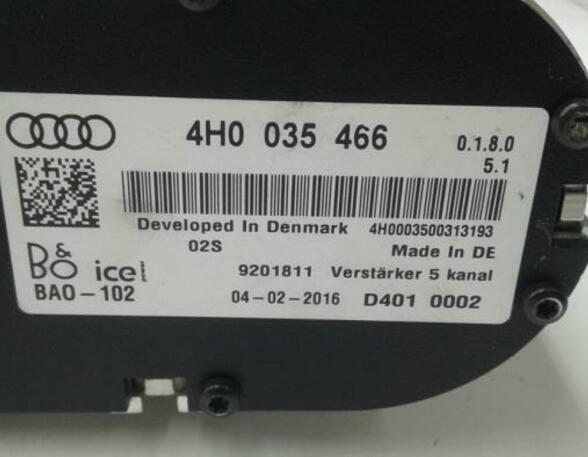 Audio-Versterker AUDI A8 (4H2, 4H8, 4HC, 4HL)