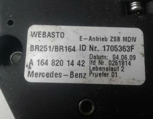Motor schuifdak MERCEDES-BENZ R-Klasse (V251, W251)