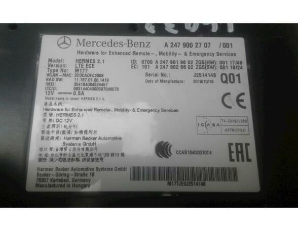 Regeleenheid MERCEDES-BENZ GLE (V167), MERCEDES-BENZ GLE Coupe (C167)