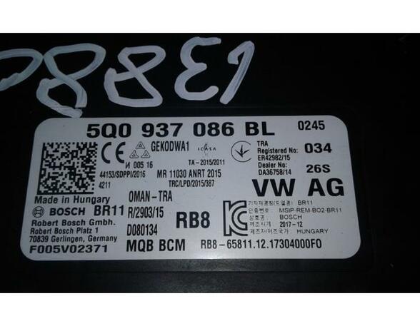 P13990260 Steuergerät Bordnetz (BCM/BDC) VW Touran II (5T) 5Q0937086BL