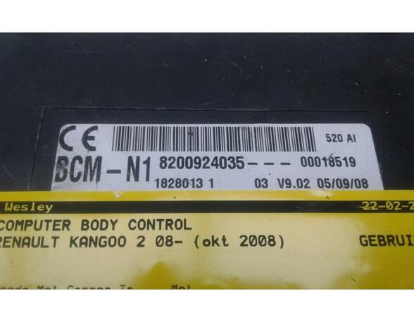 Controller RENAULT Kangoo Express (FW0/1)