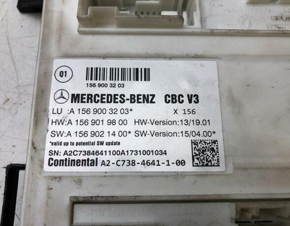 Controller MERCEDES-BENZ CLA Shooting Brake (X117)