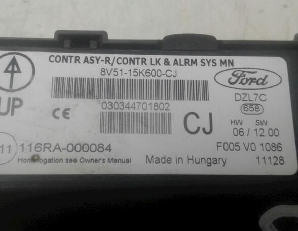 Controller FORD Fiesta VI Van (--), FORD Fiesta VI (CB1, CCN)