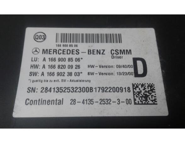 Controller MERCEDES-BENZ GLE (W166), MERCEDES-BENZ GLE Coupe (C292), MERCEDES-BENZ GLS (X166)