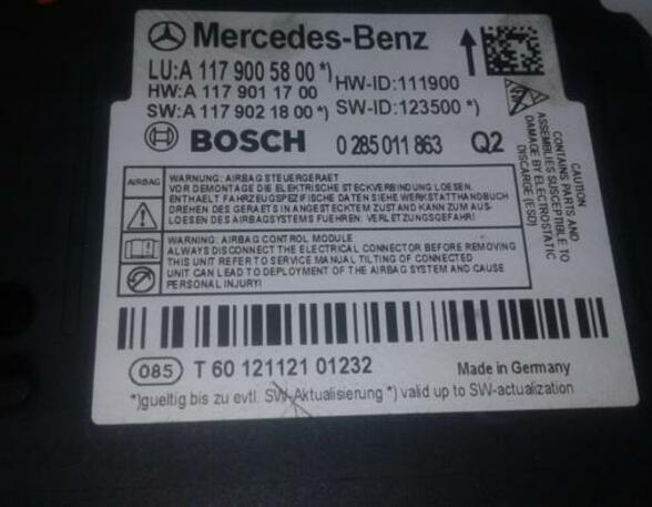 P15910913 Steuergerät Airbag MERCEDES-BENZ A-Klasse (W176) 1179005800