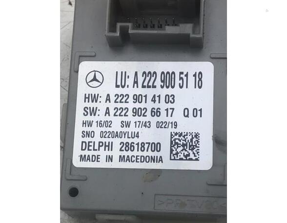 P19136663 Steuergerät Beleuchtung MERCEDES-BENZ E-Klasse (W213) 2229005118