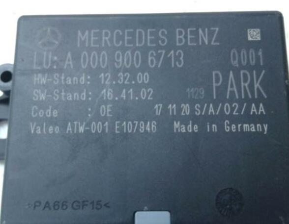 P16763313 Steuergerät Einparkhilfe MERCEDES-BENZ V-Klasse (W447) 0009006713