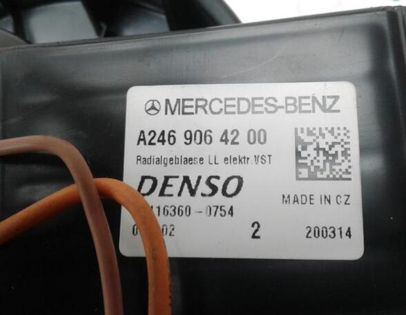 Elektrische motor interieurventilatie MERCEDES-BENZ B-Klasse (W242, W246), MERCEDES-BENZ A-Klasse (W176), MERCEDES-BENZ CLA Coupe (C117)